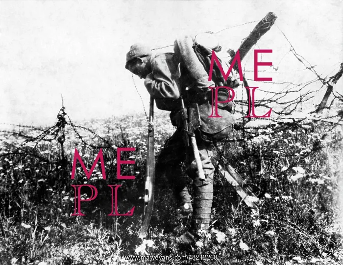 : French soldier at Verdun during the first World War : French soldier at Verdun during the first World War