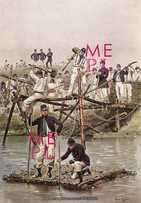: FRENCH SOLDIERS-BRIDGE : FRENCH SOLDIERS-BRIDGE