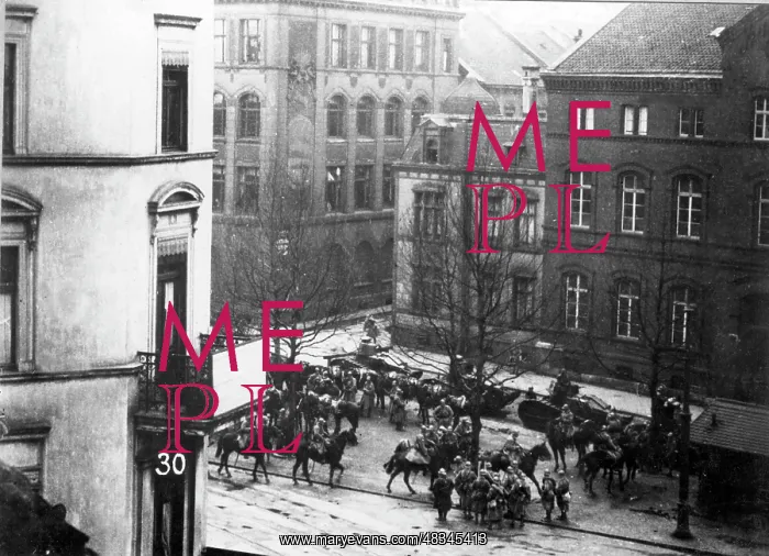 : French soldiers in Dortmund, 1923 : French soldiers in Dortmund, 1923