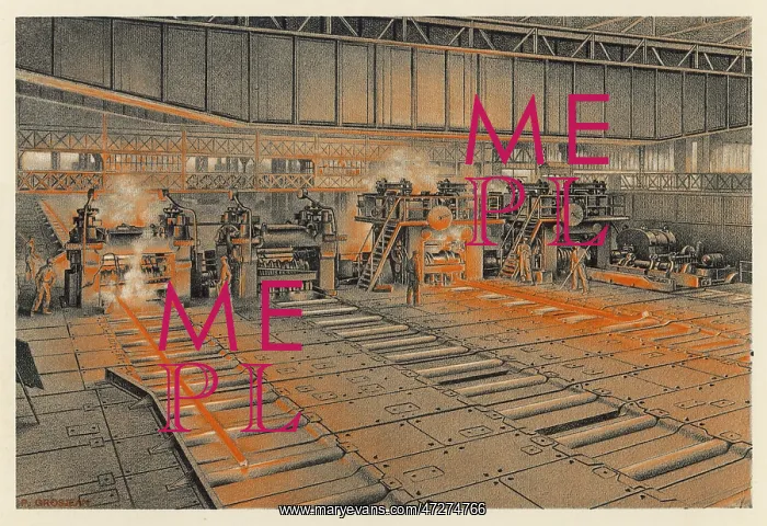: FRENCH STEEL WORKS / 1930 : FRENCH STEEL WORKS / 1930