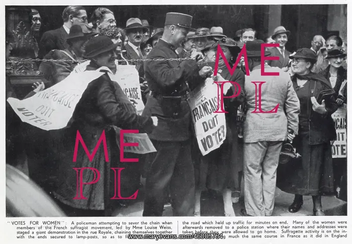 : French Suffragettes in Paris 1936 : French Suffragettes in Paris 1936
