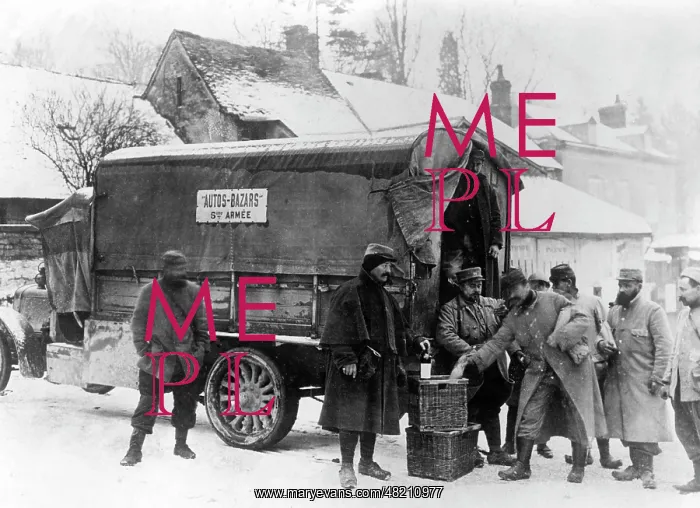 : French sutler wagon, 1917 : French sutler wagon, 1917