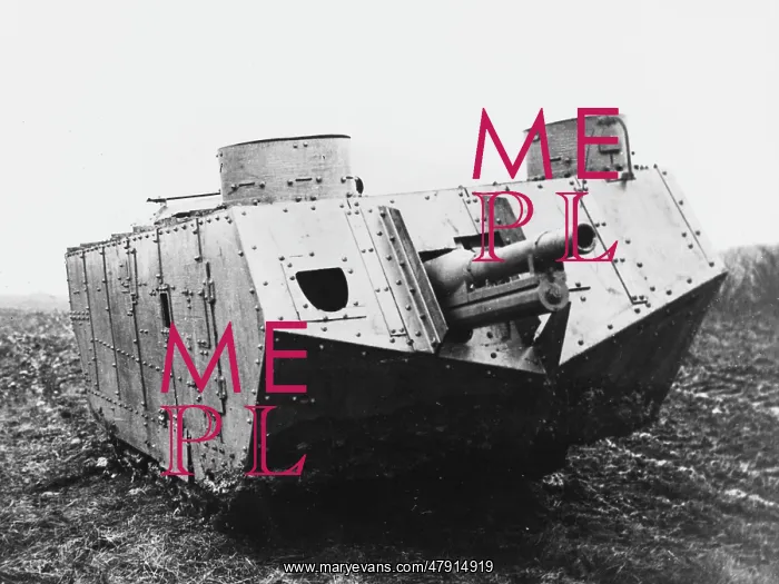 : French tank WWI : French tank WWI