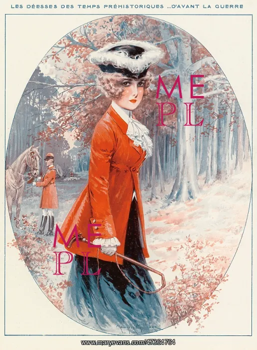 : French Traditional Lady Hunter : French Traditional Lady Hunter