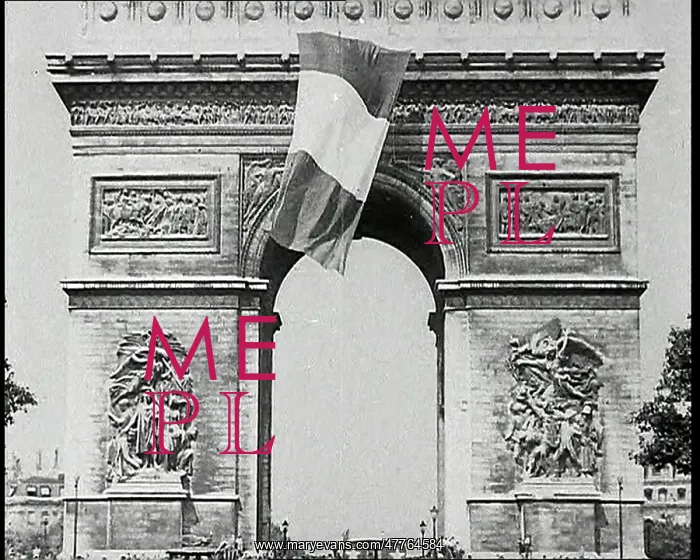 : French Tricolore Flying From the Arc De Triomphe, Paris : French Tricolore Flying From the Arc De Triomphe, Paris