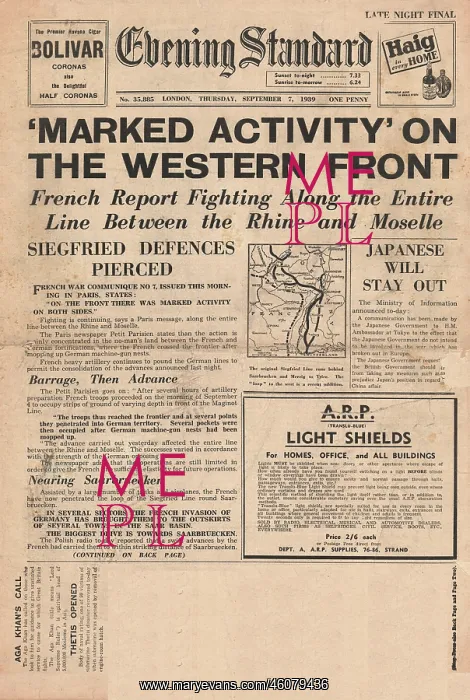 : French troops break the Siegfried Line : French troops break the Siegfried Line
