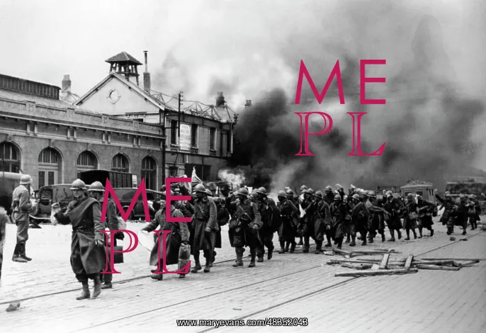 : French troops capitulate, 1940 : French troops capitulate, 1940
