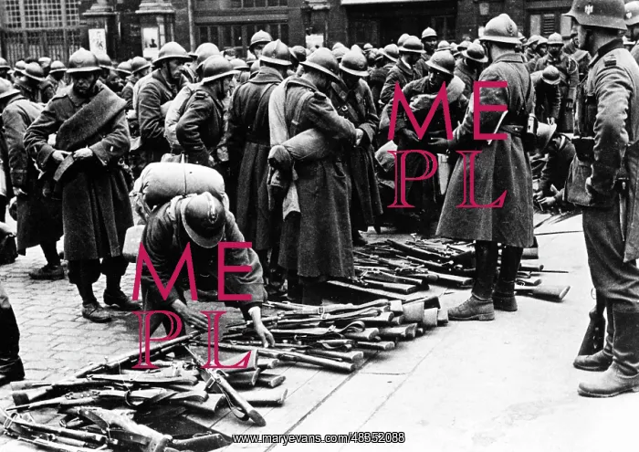 : French troops capitulate, 1940 : French troops capitulate, 1940