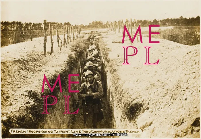  : French troops WWI