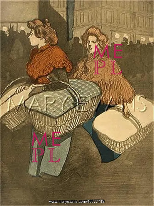 : TWO FRENCH WASHERWOMEN : TWO FRENCH WASHERWOMEN