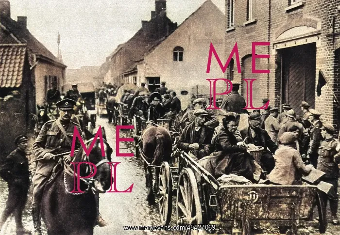 : French World War One refugees : French World War One refugees
