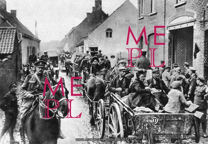 : French World War One refugees : French World War One refugees