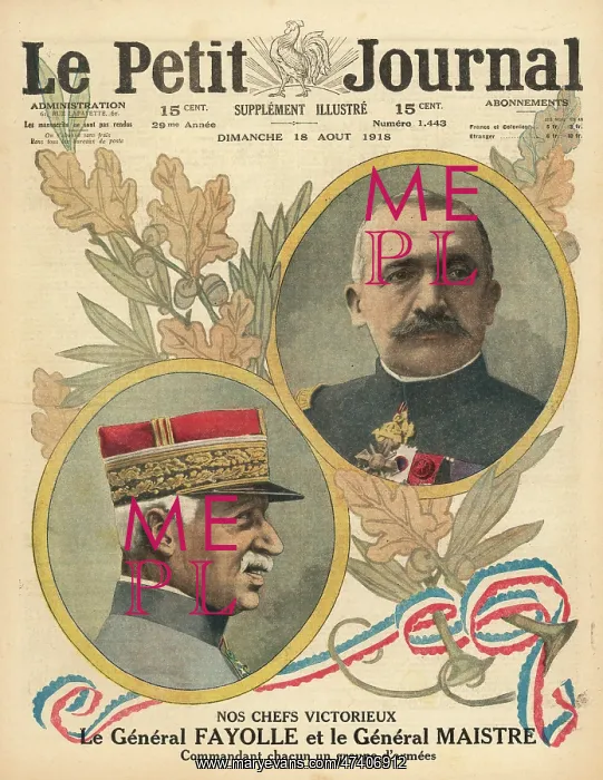 : FRENCH WWI GENERALS : FRENCH WWI GENERALS