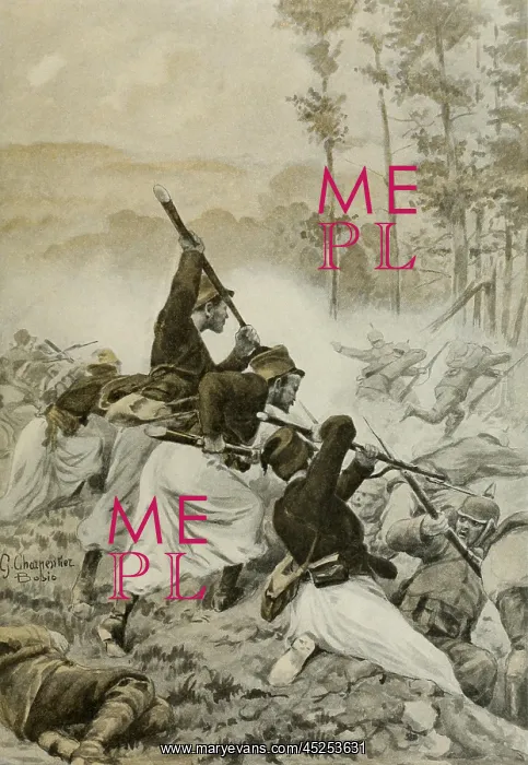 : French Zouaves seizing a German trench during : French Zouaves seizing a German trench during