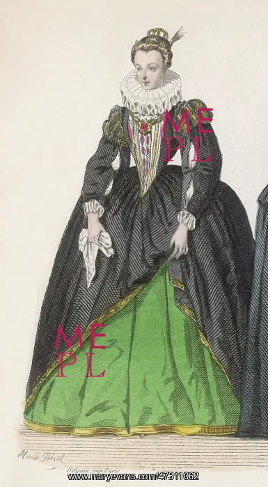 : Frenchwoman 1590s : Frenchwoman 1590s