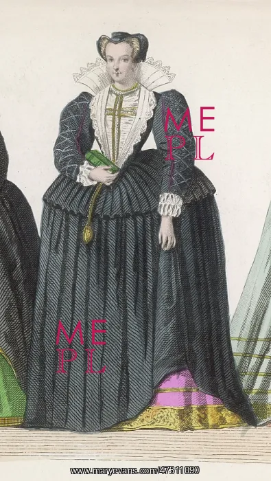 : Frenchwoman 1590s : Frenchwoman 1590s