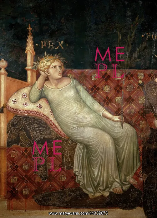 : Detail of the fresco by : Detail of the fresco by
