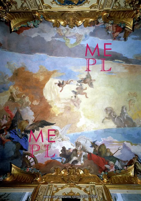 : Detail of the fresco by : Detail of the fresco by