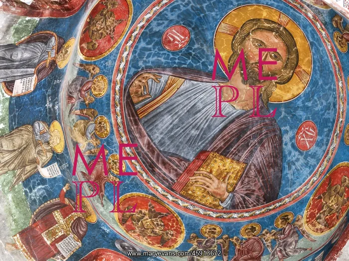 : Fresco, Agios Nikolaos Tis Stegis, Kakopetria, Cyprus : Fresco, Agios Nikolaos Tis Stegis, Kakopetria, Cyprus