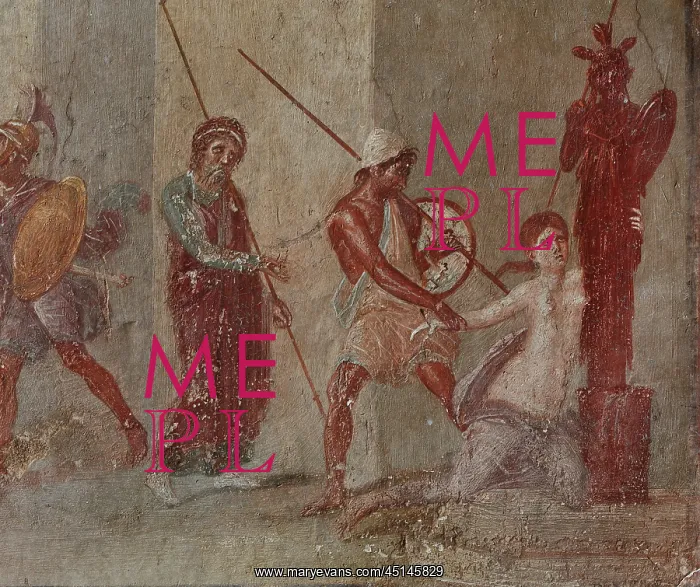 : Fresco of Ajax and Cassandra, House of Menander : Fresco of Ajax and Cassandra, House of Menander