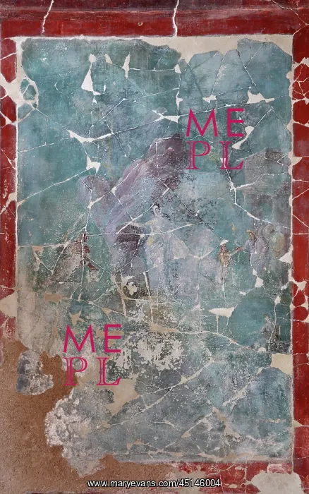 : Fresco of Andromeda and Perseus, House of the : Fresco of Andromeda and Perseus, House of the