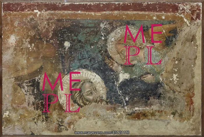 : Fresco, Assisi Diocesan Museum, Assisi, Umbria, Italy : Fresco, Assisi Diocesan Museum, Assisi, Umbria, Italy