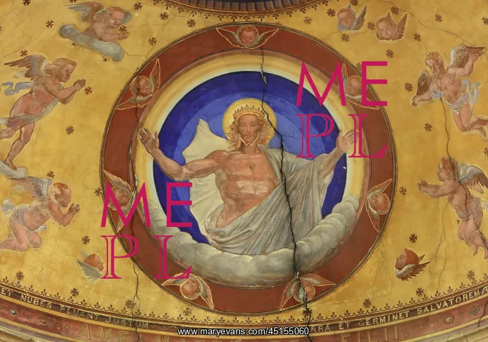 : Fresco, Basilique Notre-Dame-de-l'Immaculee-Conception : Fresco, Basilique Notre-Dame-de-l'Immaculee-Conception