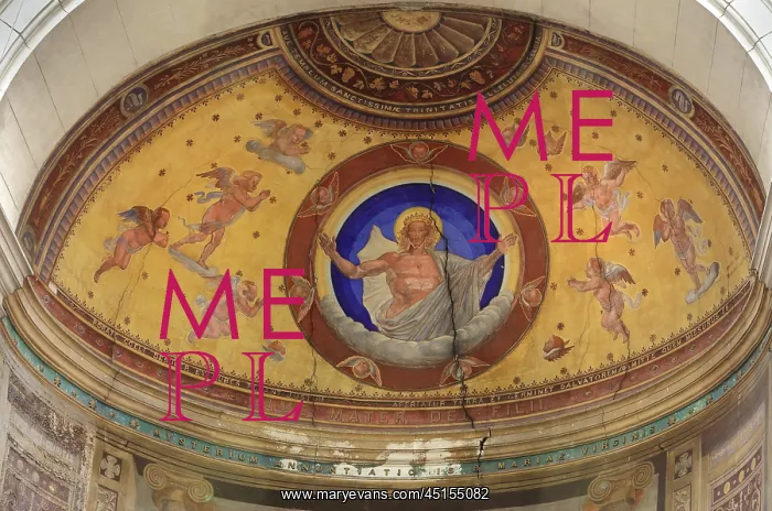 : Fresco, Basilique Notre-Dame-de-l'Immaculee-Conception : Fresco, Basilique Notre-Dame-de-l'Immaculee-Conception