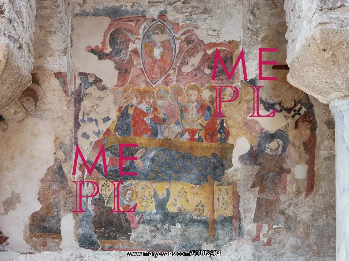 : Fresco, Byzantine Cattolica, Stilo, Calabria, Italy : Fresco, Byzantine Cattolica, Stilo, Calabria, Italy