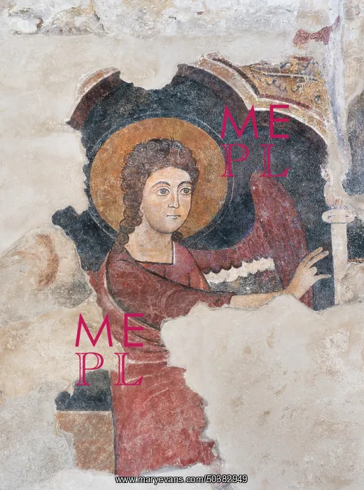 : Fresco, Byzantine Cattolica, Stilo, Calabria, Italy : Fresco, Byzantine Cattolica, Stilo, Calabria, Italy