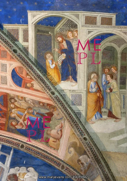 : Fresco, Chapelle Saint-Martial, Palais des Papes, Avignon : Fresco, Chapelle Saint-Martial, Palais des Papes, Avignon