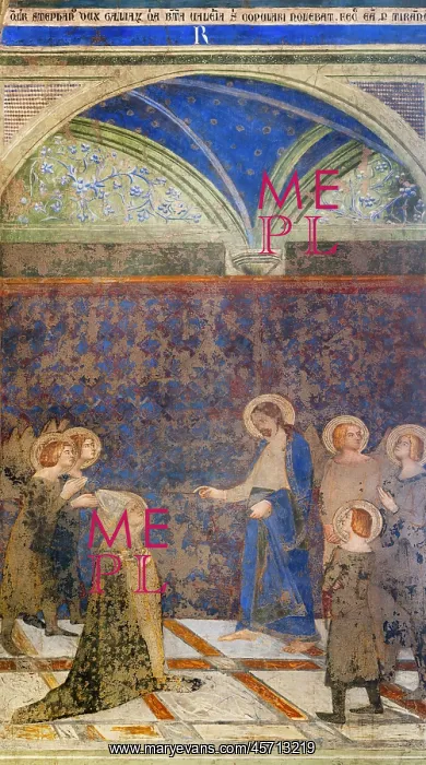 : Fresco, Chapelle Saint-Martial, Palais des Papes, Avignon : Fresco, Chapelle Saint-Martial, Palais des Papes, Avignon
