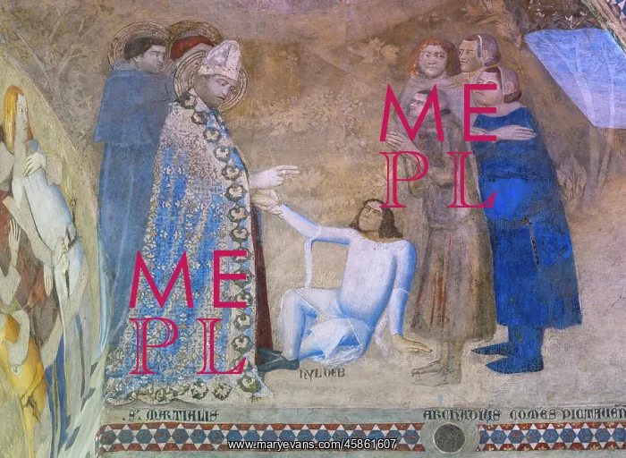 : Fresco, Chapelle Saint-Martial, Palais des Papes, Avignon : Fresco, Chapelle Saint-Martial, Palais des Papes, Avignon