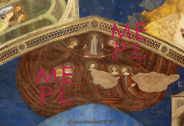 : Fresco, Chapelle Saint-Martial, Palais des Papes, Avignon : Fresco, Chapelle Saint-Martial, Palais des Papes, Avignon