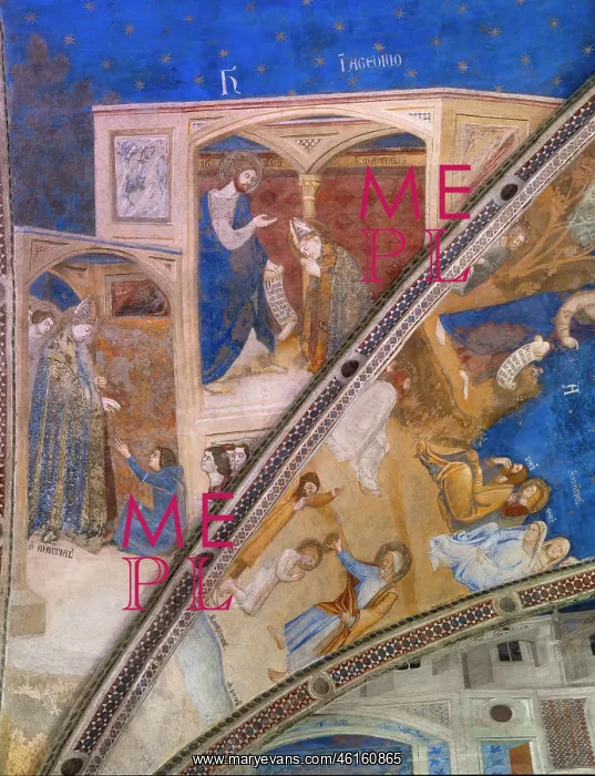 : Fresco, Chapelle Saint-Martial, Palais des Papes, Avignon : Fresco, Chapelle Saint-Martial, Palais des Papes, Avignon