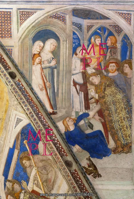 : Fresco, Chapelle Saint-Martial, Palais des Papes, Avignon : Fresco, Chapelle Saint-Martial, Palais des Papes, Avignon
