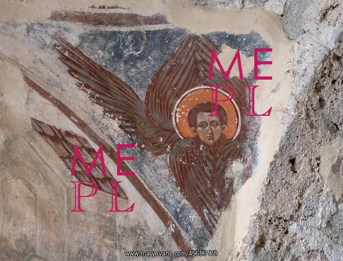 : Fresco, Church of St Nicholas, Mystras, Peloponnese, Greece : Fresco, Church of St Nicholas, Mystras, Peloponnese, Greece