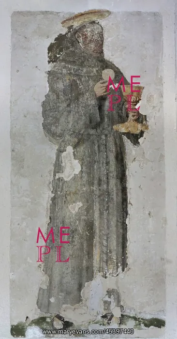 : Fresco, Couvent de la Beaumette, Angers, Maine-et-Loire : Fresco, Couvent de la Beaumette, Angers, Maine-et-Loire