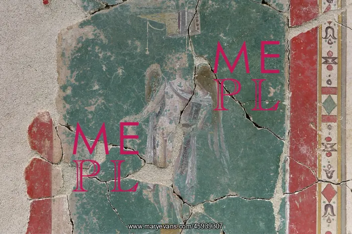 : Fresco, Empuries Museum, Empuries, Catalonia, Spain : Fresco, Empuries Museum, Empuries, Catalonia, Spain