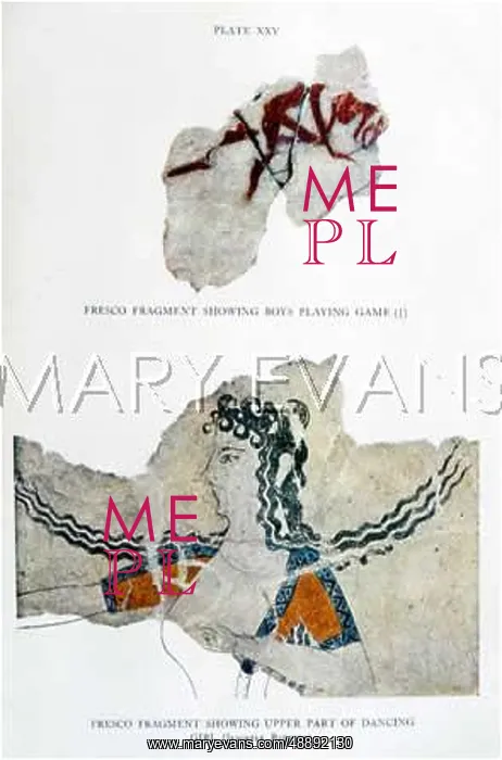 : FRESCO FRAGMENTS / KNOSSOS : FRESCO FRAGMENTS / KNOSSOS