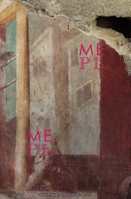 : Fresco, Frigidarium, House of the Cryptoporticus : Fresco, Frigidarium, House of the Cryptoporticus