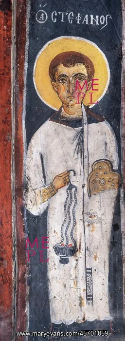 : Fresco, Gumusler monastery, Cappadocia, Turkey : Fresco, Gumusler monastery, Cappadocia, Turkey