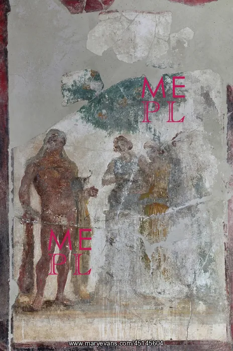 : Fresco of Hercules in the Garden of the Hesperides : Fresco of Hercules in the Garden of the Hesperides
