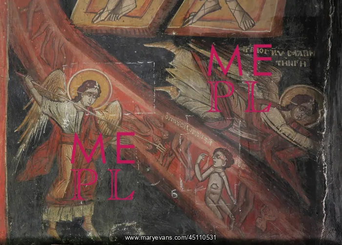 : Fresco, Holy Resurrection Church, Mborje, Korce, Albania : Fresco, Holy Resurrection Church, Mborje, Korce, Albania