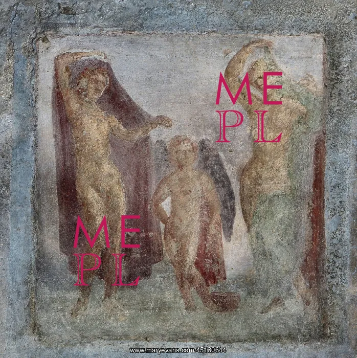 : Fresco, House of Venus in the Shell, Pompeii : Fresco, House of Venus in the Shell, Pompeii