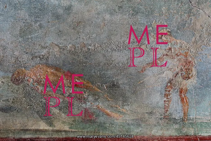 : Fresco of Icarus, House of the Priest Amandus : Fresco of Icarus, House of the Priest Amandus