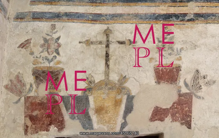 : Fresco, Mission Concepcion, San Antonio, Texas, USA : Fresco, Mission Concepcion, San Antonio, Texas, USA