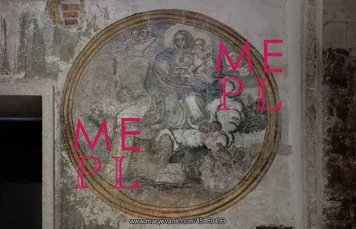 : Fresco, Palazzo Chiaramonte-Steri, Palermo, Sicily, Italy : Fresco, Palazzo Chiaramonte-Steri, Palermo, Sicily, Italy