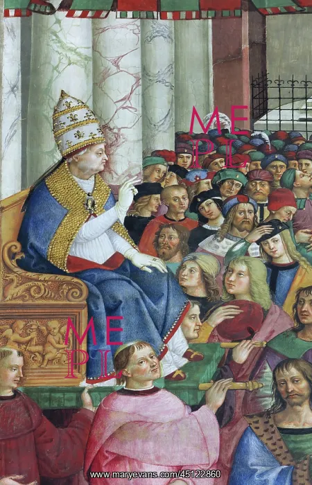 : Fresco, Piccolomini Library, Siena Cathedral : Fresco, Piccolomini Library, Siena Cathedral
