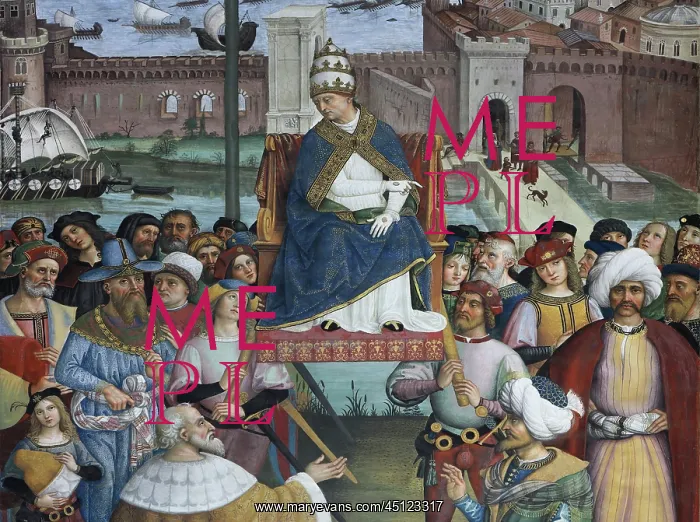 : Fresco, Piccolomini Library, Siena Cathedral : Fresco, Piccolomini Library, Siena Cathedral
